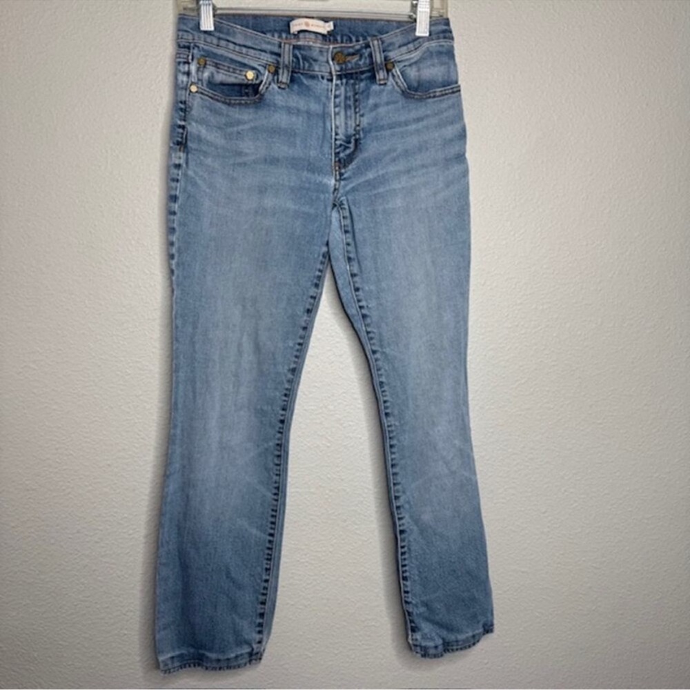 Tory Burch Women's Jeans Tory Burch Sz 27 High-Rise Jeans Lt Wash